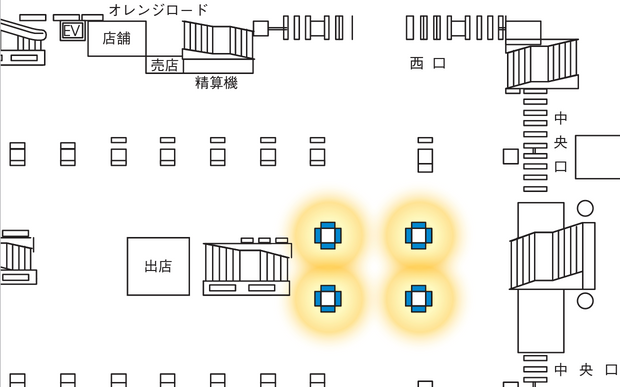 [สถานี Jr Ikebukuro] สถานี Ikebukuro Central Passage J ・ Ad Vision