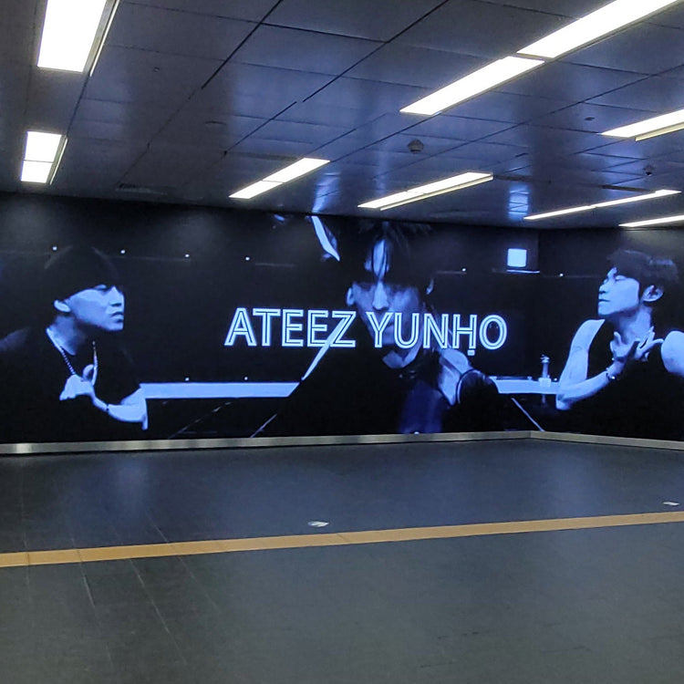 [ATEEZ 允浩] 弘益大学站数字标牌 应援广告案例研究（2026/03）