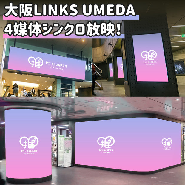 【大阪】LINKS UMEDA VISION 4媒体セット