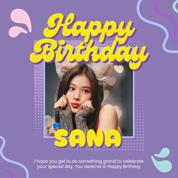 TWICE SANA BIRTHDAY PROJECT 2023 – センイルJAPAN